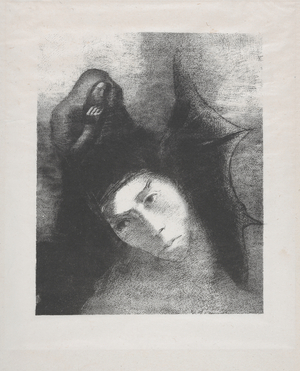 Antoine: 'Quel est le but de tout cela?', 1896 (litho on chine applique paper)