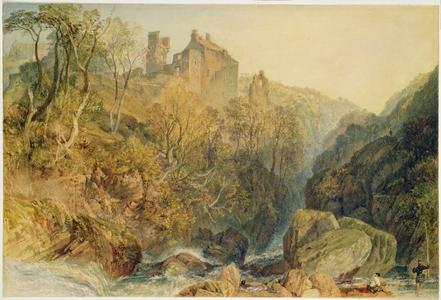 Roslin Castle, Midlothian (w/c & gouache on paper)