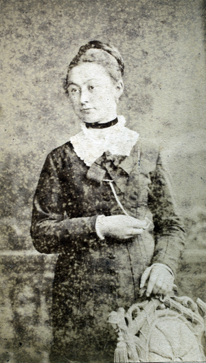 Portrait of an Elegant Woman in Rhenanie, Germany, 1895