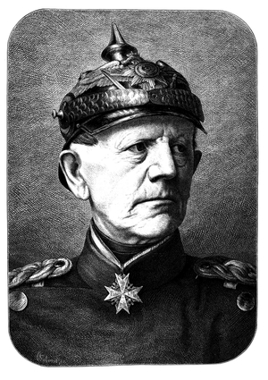 Portrait of Helmuth Karl Bernhard, Count von Moltke (1800-1891), German soldier.