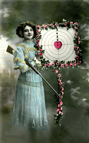 Valentine's Day card, 1905 (postcard)