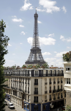 View of the Eiffel Tower, Paris, France, Europe