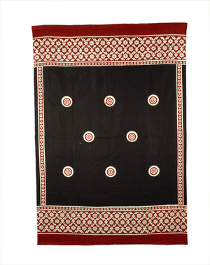 Woman's Scarf, San'a, Yemen, early 20th century (dyed and block-printed cotton)