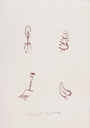 Four Readymades, 1964 (litho)