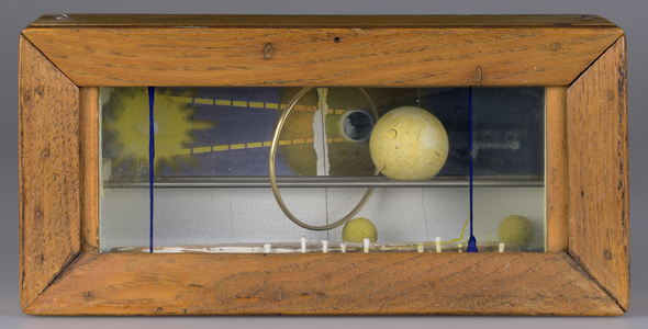 Earth Eclipse, c.1960 (wood, glass, steel & plaster)