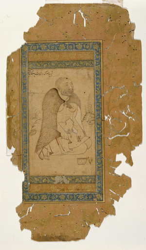 A Seated Dervish (ink on paper)