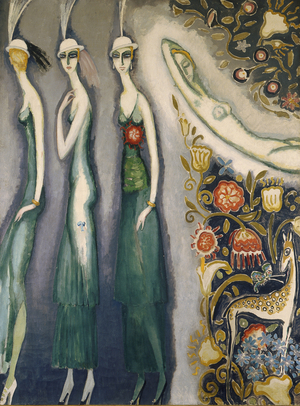 Montparnasse Blues, 1922-25 (oil on canvas)