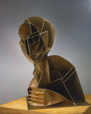 Constructed Head No. 2, 1953-57 (phosphor bronze)
