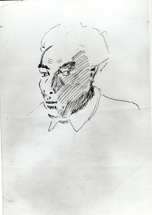 Self Portrait, c.1919 (ink on paper)
