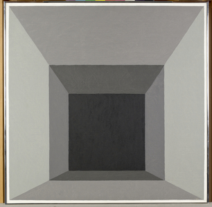 Homage To The Square, 1967 (oil on panel)