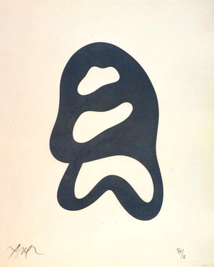 The Sun Recircled, 1966 (colour woodcut)