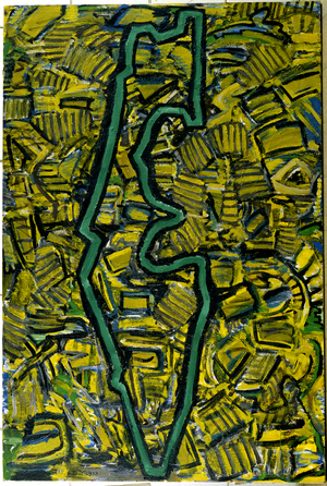 The Green Line, 1985 (acrylic on canvas)