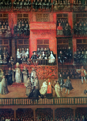 Auto de Fe in the Plaza Mayor, Madrid, 30 June 1680 (detail)