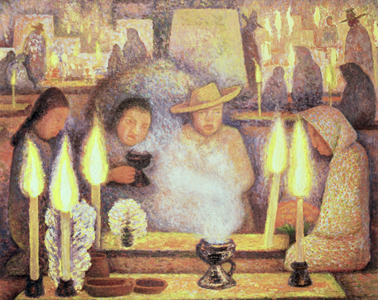 The Day of the Dead, 1944 (oil on hardboard)