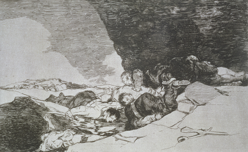 The same elsewhere, plate 23 of 'The Disasters of War', 1810-14, pub. 1863 (etching)