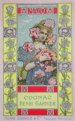 May, from a calendar for Henri Garnier & Co., 1902