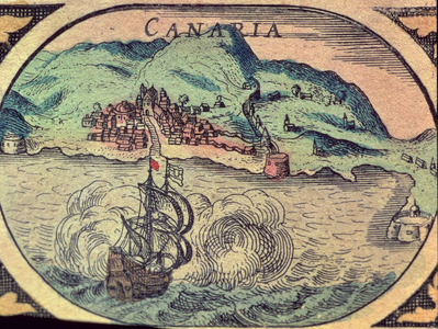 Canary Islands, from The New Atlas, 1645 (engraving)