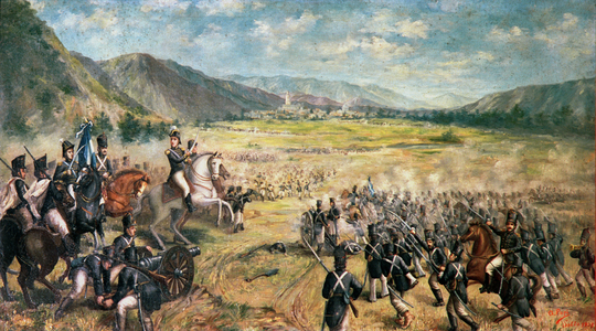 Battle of the Salta on the 20th December, 1815, 1908 (oil on canvas)