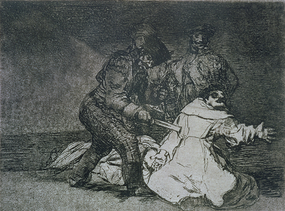 This is bad, plate 46 of 'The Disasters of War', 1810-14, pub. 1863 (etching)