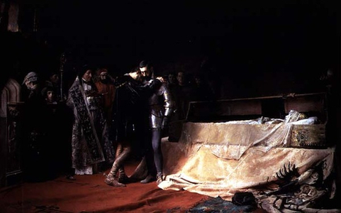 The Conversion of the Duke of Gandia, 1884 (oil on canvas)