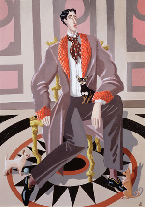 Lord of the Chihuahuas, 2006 (oil on canvas)