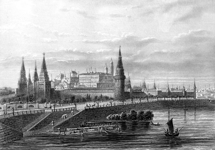 Moscow, Russia in 1858
