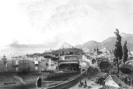 RIO de JANEIRO (Brazil), Engraving of Travels and Discoveries, 1865