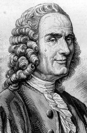 Portrait of Jean Philippe (Jean-Philippe) Rameau, French composer (1683-1764).