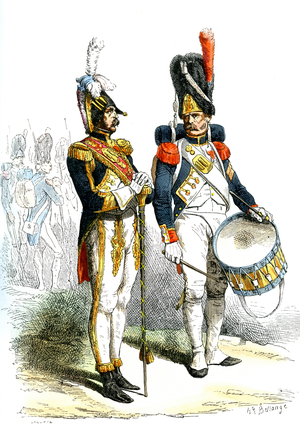 Imperial Guard of Napoleon 1st: Drum Major of Grenadiers on foot