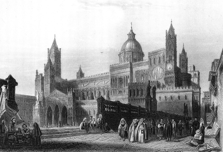 Palermo, Italy 1858 (engraving)