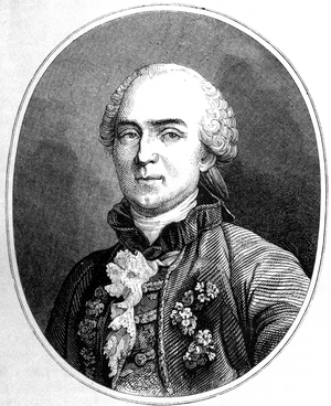 Georges Louis Leclerc, Count of BUFON (1707-1788), French naturalist, biologist and mathematician. Engraving 1842