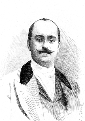 Jules Albert Comte DE Dion (1856-1946), French politician and industrialist, 1900 (engraving)