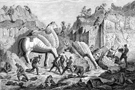 Excavations of 1843 in KHORSABAD, Mesopotamia (Iraq).