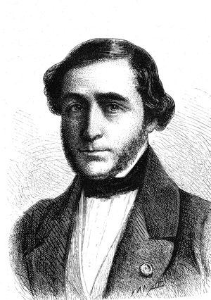 Charles DIDION (1803-1882), French engineer of Ponts et Chaussees and the railway. Engraving 1867