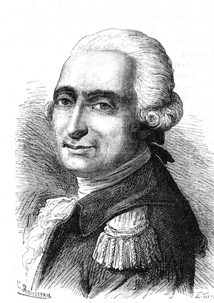 Franois Laurent Marquis D'ARLANDS (1742-1809), French engineer and aeronaute with Pilatre De Rozier. Engraving 1867