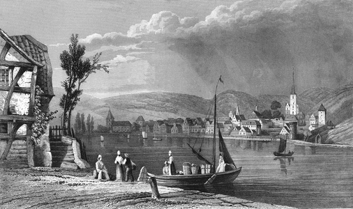 LINZ am Rhein, Germany 1852