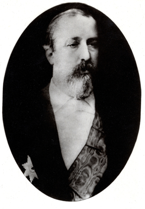 Portrait of Alexander Borodine (1833 - 1887), Russian composer.