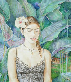 Portrait of Ranchero's Sister-in-law, 1988 (oil on canvas)