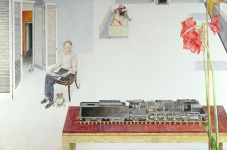 Portrait of Lord John Cholmondeley, 1968 (oil on canvas)