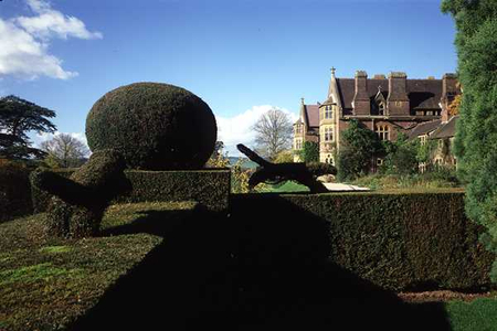 The 'fox-hunt' topiary hedge (photo)