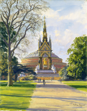 The Albert Memorial (oil on canvas)