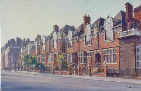 Sunday Morning, Talgarth Road Studios (oil on canvas)