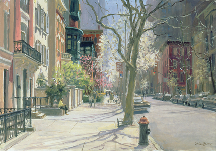 East 70th Street, New York, 1996 (oil on canvas)