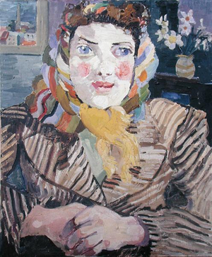 Portrait of a Woman, c.1940s (oil on canvas)
