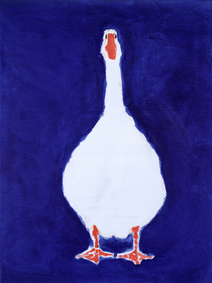 Coedwynog Goose, 2000 (oil on canvas)