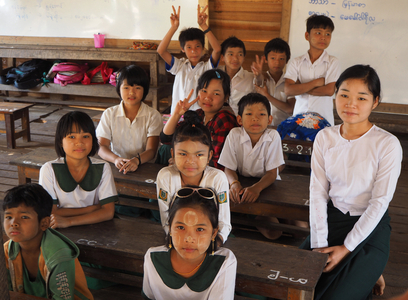 Myanmar - Burma: Saddan Village, School