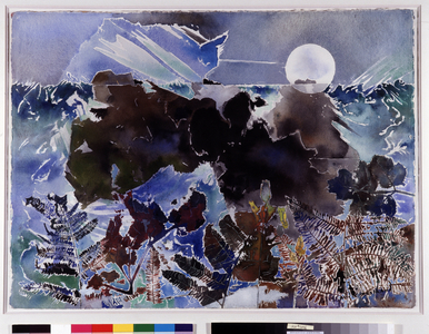 Les herbes penchees dans la tempete , 1972 (peinture)