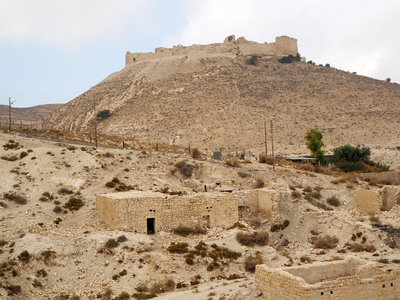 Jordan. Castle of the 12th century. Kerak of Moab.