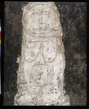 Venus du trottoir mai-juin 1946  (huile sur plaque de staff)