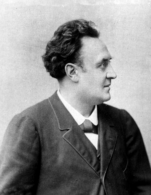 Portrait of Eugene Charles Joseph Silvain (1851-1930), French comedian, member of the Comedie Francaise. Photography late 19th century.